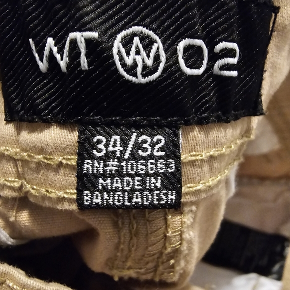 WT02 Men's Tan Kahkis Sz 34/32 - Picture 9 of 11